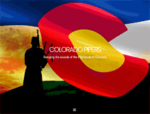Tablet Screenshot of coloradopipers.com